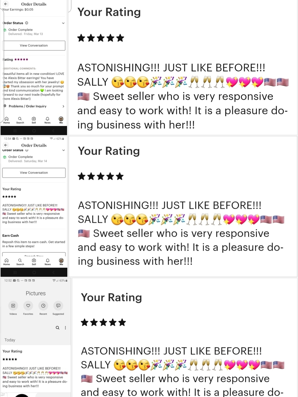 5 STAR TOP RATED POSHMARK AMBASSADOR 2!!!